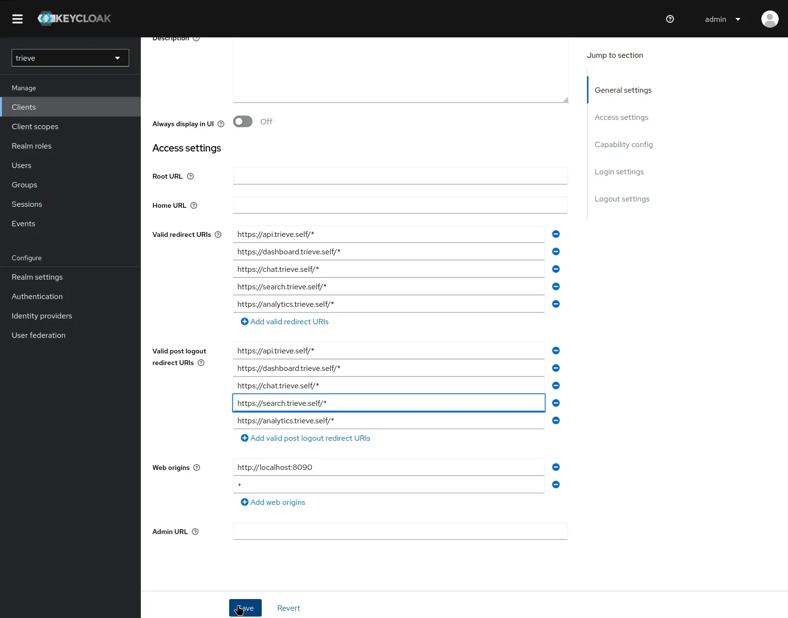 keycloak config preview